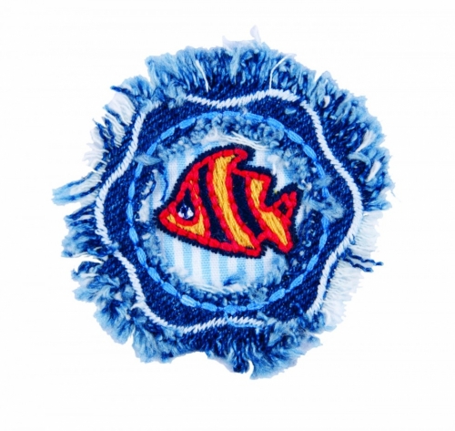Craft Factory Patch Motif Fish