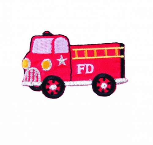 Craft Factory Patch Motif Fire Truck