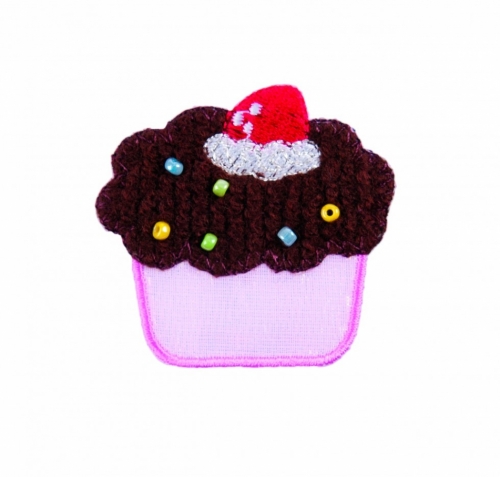 Craft Factory Patch Motif Cupcake