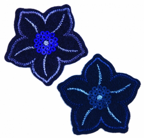 Craft Factory Patch Motif Sequin Flowers