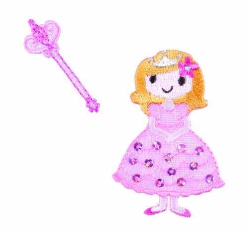 Craft Factory Patch Motif Princess Wand