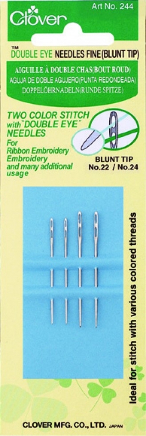Clover Double Eye Sewing Needles