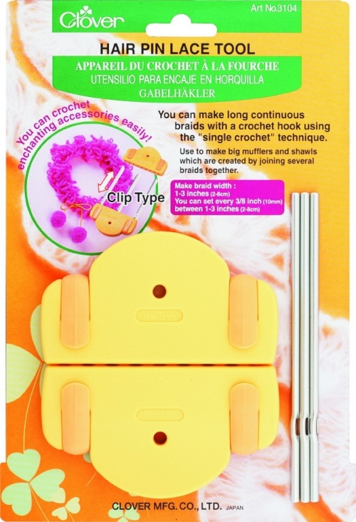 Clover Hair Pin Lace Tool