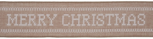 Christmas Wire Edge Ribbon
