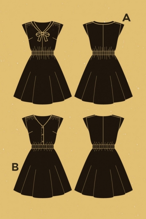 Deer and Doe Paper Sewing Pattern Reglisse Dress