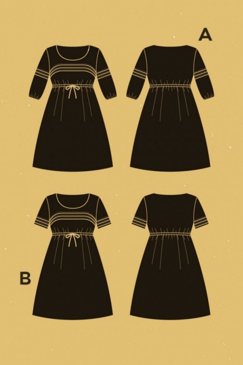 Deer and Doe Paper Sewing Pattern Aubepine Dress