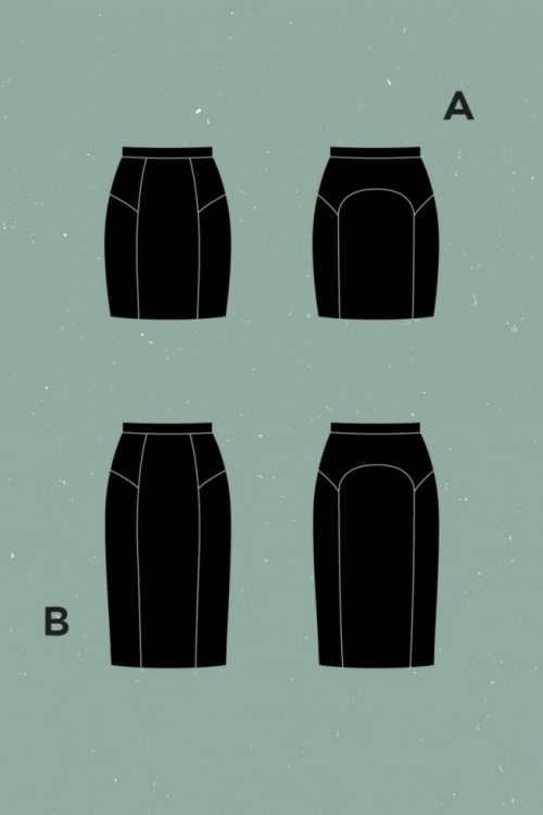 Deer and Doe Paper Sewing Pattern Brume Skirt