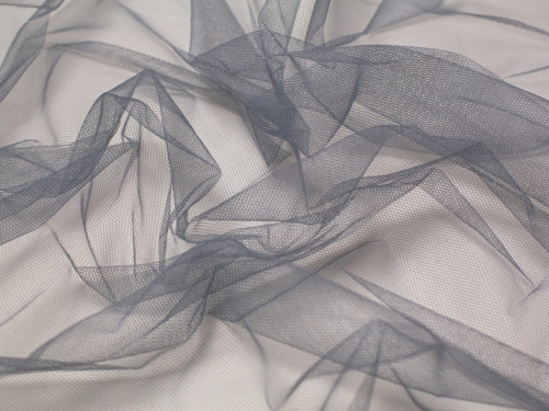 Minerva Core Range Dress Net Fabric Dark Grey