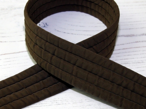 Stephanoise Padded Nylon Strap Trim Brown