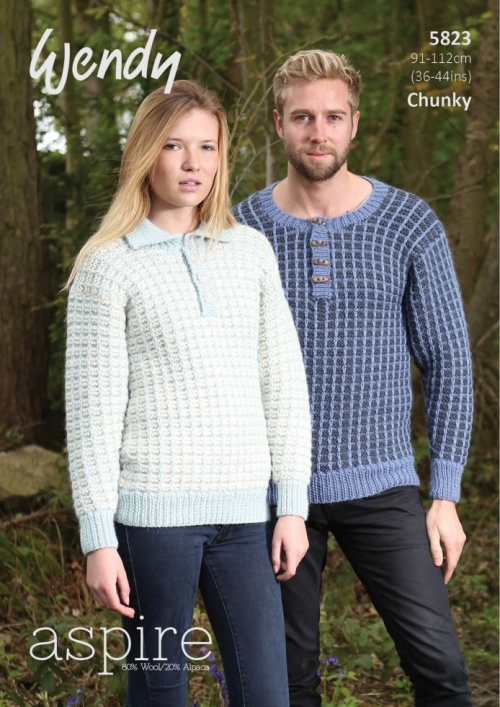 Wendy Aspire Knitting Pattern 5823