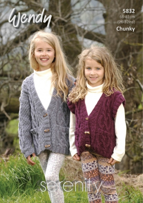 Wendy Serenity Knitting Pattern 5832