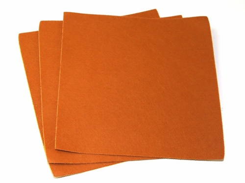 Minerva Core Range Self Adhesive 18inch Felt Fabric Sheets Amber Brown