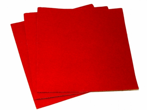 Minerva Core Range Self Adhesive 18inch Felt Fabric Sheets Berry Red