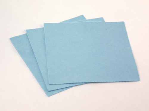 Minerva Core Range Self Adhesive 18inch Felt Fabric Sheets Light Blue