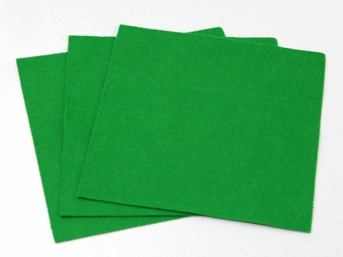 Minerva Core Range Self Adhesive 18inch Felt Fabric Sheets Meadow Green