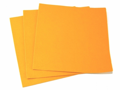 Minerva Core Range Self Adhesive 18inch Felt Fabric Sheets Mustard
