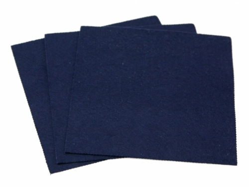 Minerva Core Range Self Adhesive 18inch Felt Fabric Sheets Navy Blue