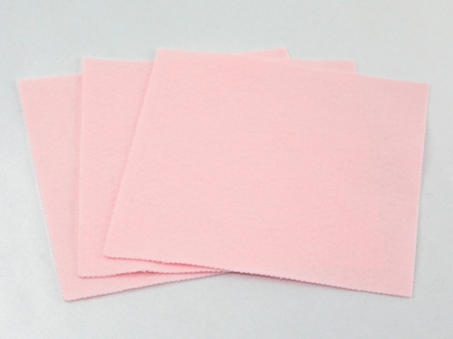 Minerva Core Range Self Adhesive 18inch Felt Fabric Sheets Pink