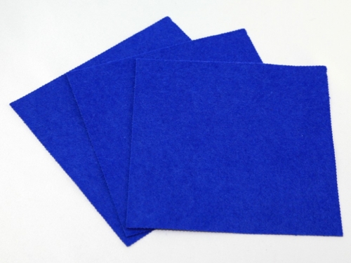 Minerva Core Range Self Adhesive 18inch Felt Fabric Sheets Royal Blue