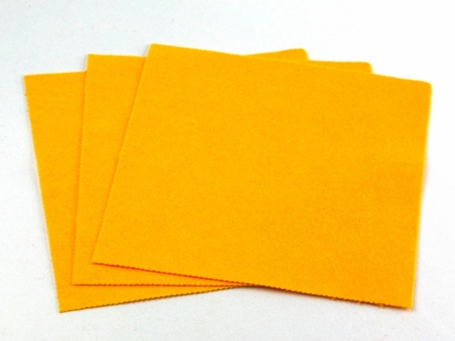 Minerva Core Range Self Adhesive 18inch Felt Fabric Sheets Sunflower Yellow