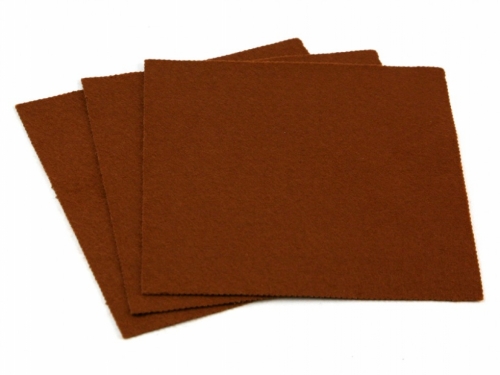 Minerva Core Range 18inch Acrylic Felt Fabric Sheets Ginger