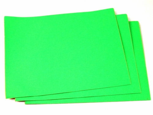 Minerva Core Range 18inch Acrylic Felt Fabric Sheets Super Bright Green