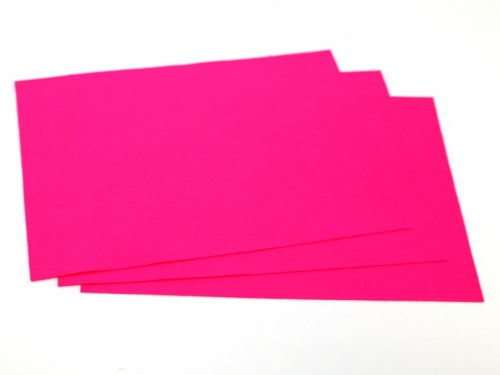 Minerva Core Range Self Adhesive 9x12inch Felt Fabric Sheets Cerise Pink