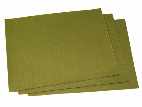 Minerva Core Range Self Adhesive 9x12inch Felt Fabric Sheets Moss Green
