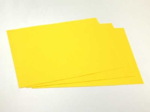 Minerva Core Range Self Adhesive 9x12inch Felt Fabric Sheets Yellow