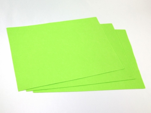 Minerva Core Range Self Adhesive 9x12inch Felt Fabric Sheets Zest Green