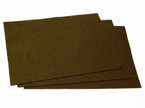 Minerva Core Range 9x12inch Acrylic Felt Fabric Sheets Burnt Sienna Brown