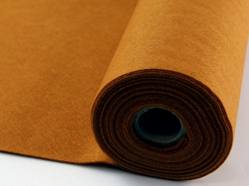 Minerva Core Range Self Adhesive Mini Felt Fabric Roll Amber Brown