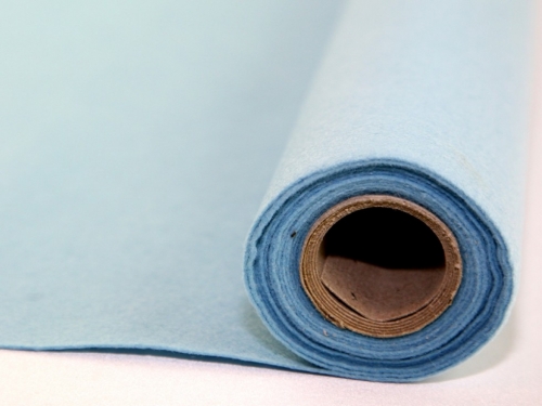 Minerva Core Range Self Adhesive Mini Felt Fabric Roll Light Blue