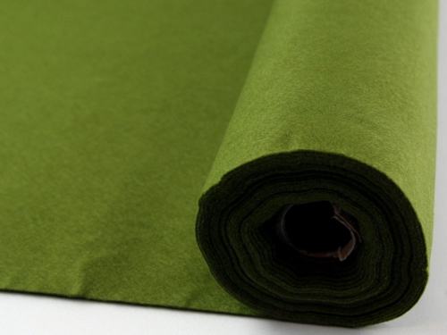 Minerva Core Range Self Adhesive Mini Felt Fabric Roll Moss Green