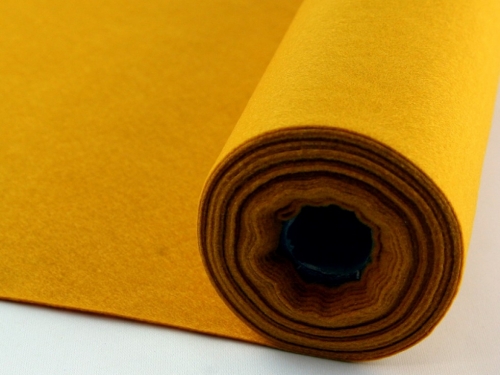 Minerva Core Range Self Adhesive Mini Felt Fabric Roll Mustard