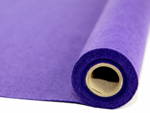 Minerva Core Range Self Adhesive Mini Felt Fabric Roll Purple