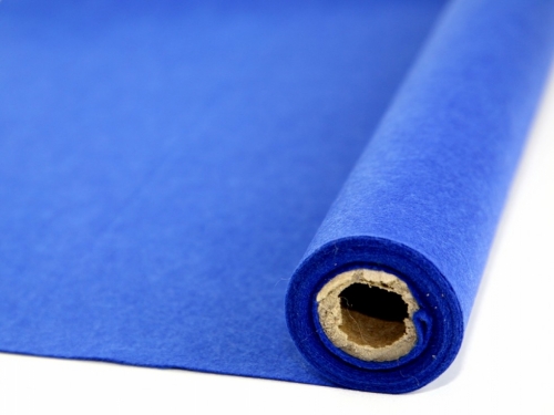 Minerva Core Range Self Adhesive Mini Felt Fabric Roll Royal Blue