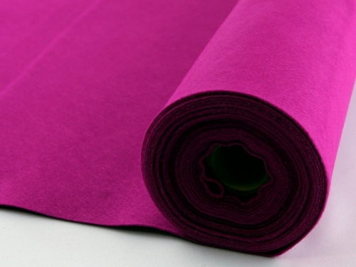 Minerva Core Range Mini Acrylic Felt Fabric Roll Fuchsia Pink