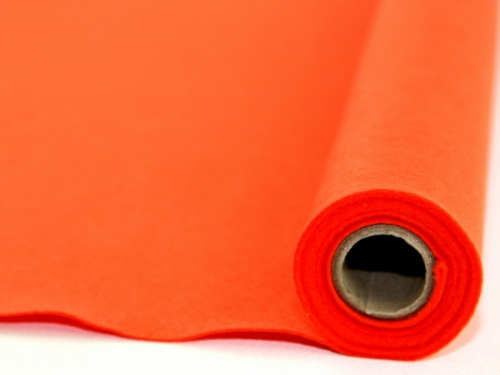 Minerva Core Range Mini Acrylic Felt Fabric Roll Pumpkin Orange