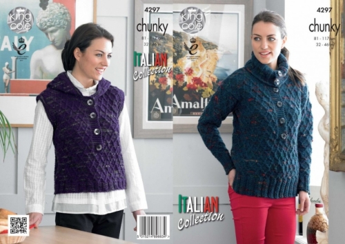 King Cole Florence Knitting Pattern 4297