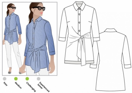 Style Arc Paper Sewing Pattern Juliet Shirt