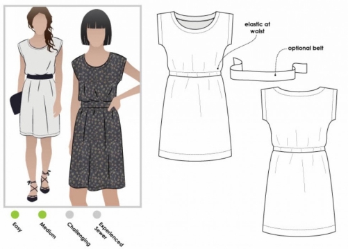 Style Arc Paper Sewing Pattern Olivia Dress