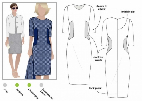 Style Arc Paper Sewing Pattern Renae Dress