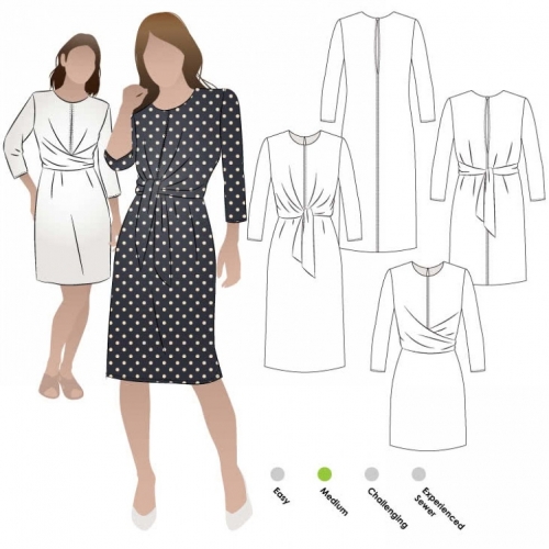 Style Arc Paper Sewing Pattern Hattie Dress