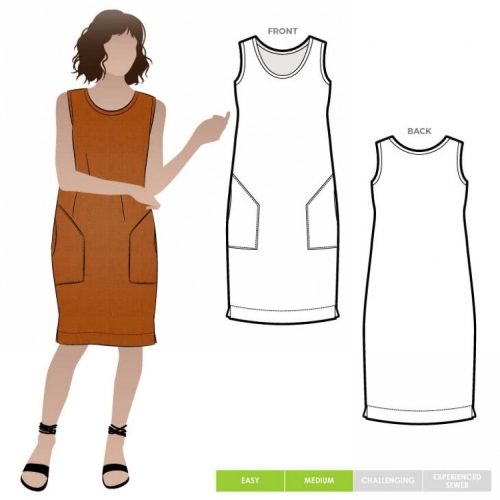 Style Arc Paper Sewing Pattern Iris Dress