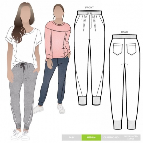 Style Arc Paper Sewing Pattern Joni Track Pants