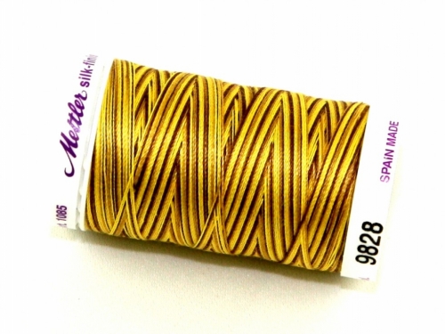 Mettler No 50 Silk Finish Multi Quilting Thread 9828 Choco Banana