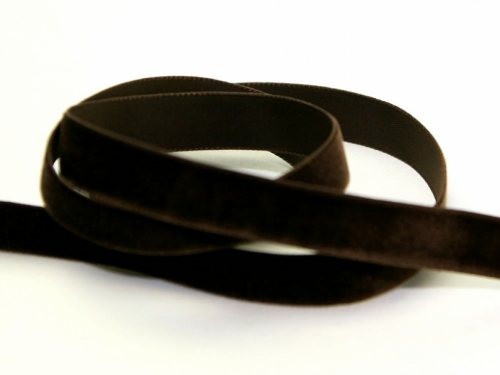 Berisfords Velvet Ribbon Mini Roll 9429 Cuban Brown