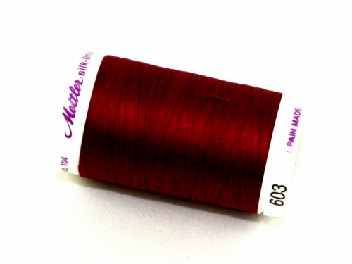 Mettler No 50 Silk Finish Quilting Thread 603 Pomegranate