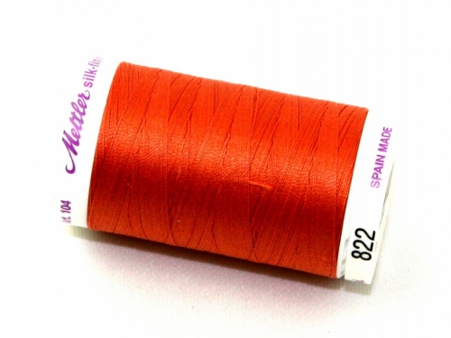 Mettler No 50 Silk Finish Quilting Thread 822 Reddish Ocher
